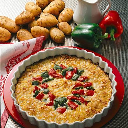 Kartoffel-Paprika-Gratin Rezept Kartoffel-Paprika-Gratin Rezept