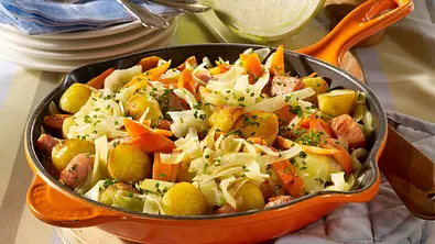 Kartoffel-Pfanne Rezept - Foto: LECKER @ Bauer Media Group