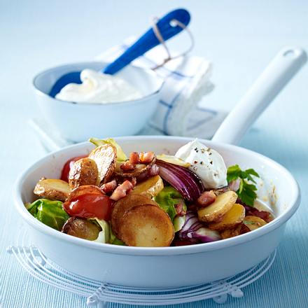 Kartoffel-Pfanne mit Spitzkohl Rezept Kartoffel-Pfanne mit Spitzkohl Rezept