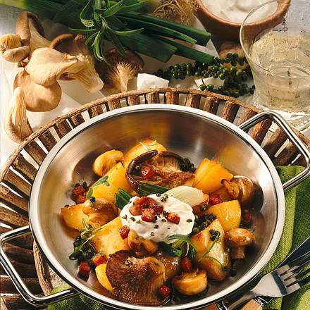 Kartoffel-Pilzpfanne Rezept Kartoffel-Pilzpfanne Rezept