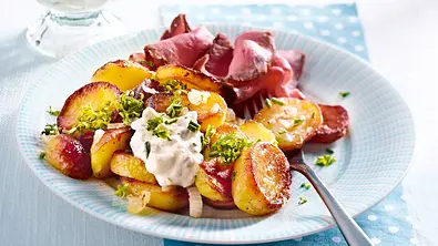 Kartoffel-Roasties „Sonntagsglück“ Rezept - Foto: LECKER @ Bauer Media Group