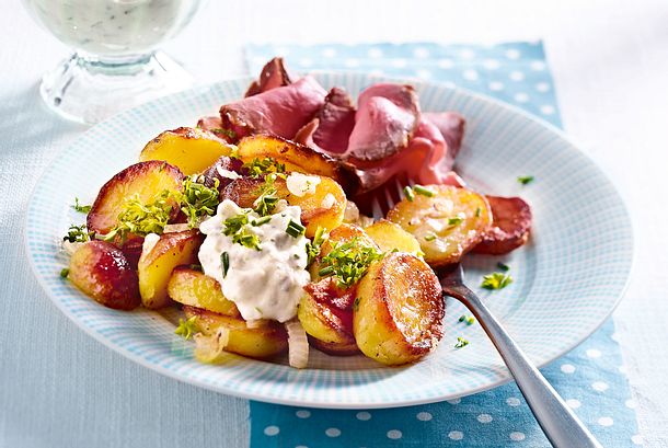 Kartoffel-Roasties „Sonntagsglück“ Rezept Kartoffel-Roasties „Sonntagsglück“ Rezept