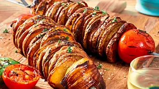 Vegan grillen: Kartoffel-Schawarma - Foto: LECKER @ Bauer Media Group Vegan grillen: Kartoffel-Schawarma - Foto: LECKER @ Bauer Media Group
