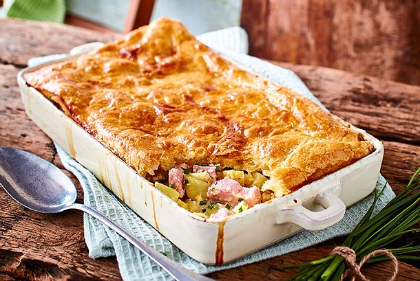 Kartoffel-Schinken-Pie Rezept Kartoffel-Schinken-Pie Rezept