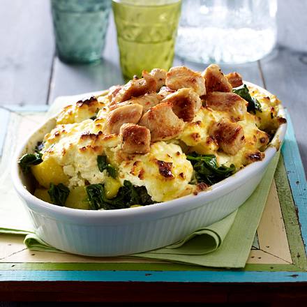Kartoffel-Spinat-Gratin Rezept Kartoffel-Spinat-Gratin Rezept
