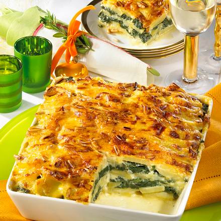 Kartoffel Spinat Lasagne Rezept Lecker