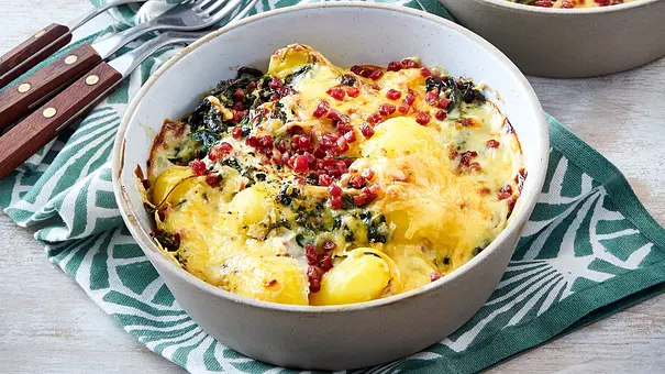 Kartoffel-Spinat-Pfännchen Rezept - Foto: LECKER @ Bauer Media Group