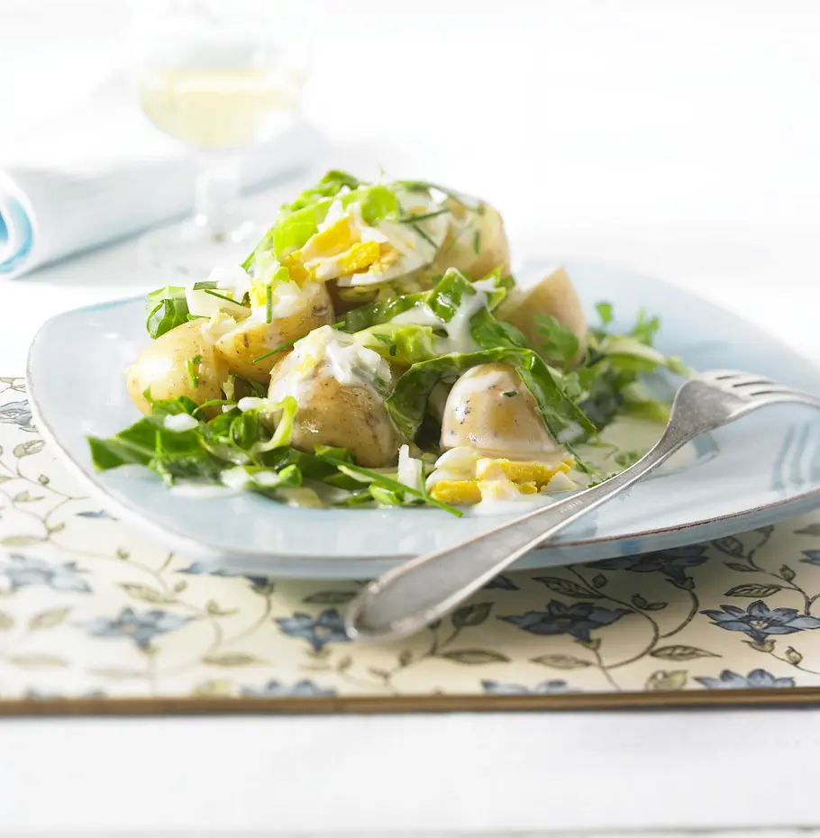 Kartoffel-Spitzkohlsalat Rezept Kartoffel-Spitzkohlsalat Rezept