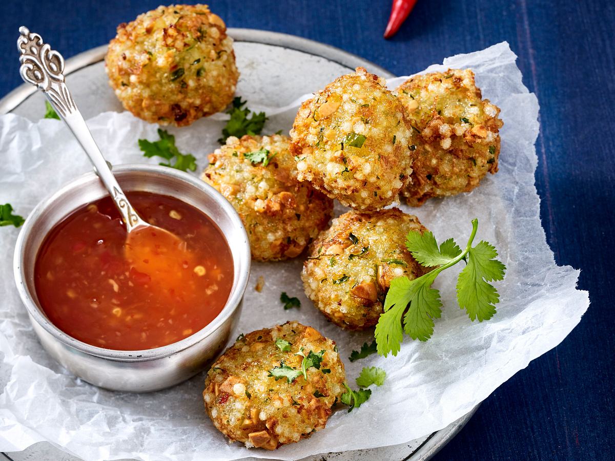 Kartoffel-Tapioka-Bällchen aus dem Airfryer Rezept