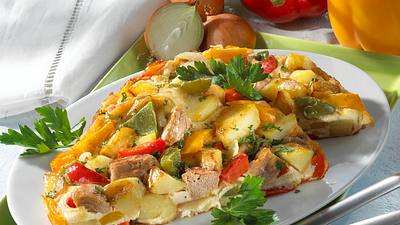 Kartoffel-Thunfisch-Omelett (Diabetiker) Rezept - Foto: House of Food / Bauer Food Experts KG