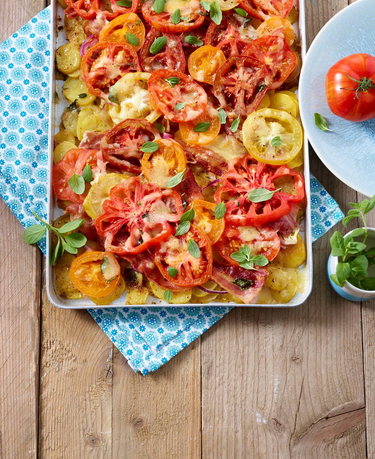 Kartoffel-Tomaten-Auflauf Rezept