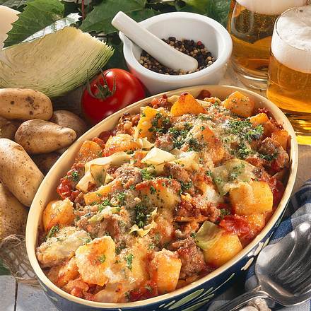 Kartoffel-Weißkraut-Auflauf Rezept Kartoffel-Weißkraut-Auflauf Rezept