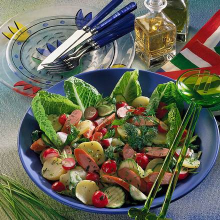 Kartoffel-Wurst-Salat Rezept Kartoffel-Wurst-Salat Rezept