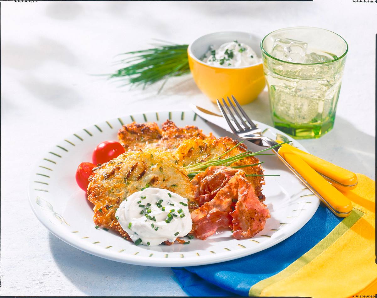 Kartoffel-Zucchini-Puffer Rezept