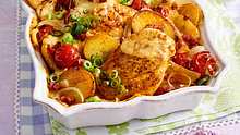 Kartoffelauflauf-Rezepte: Bratkartoffel-Hähnchen-Auflauf - Foto: House of Food / Bauer Food Experts KG