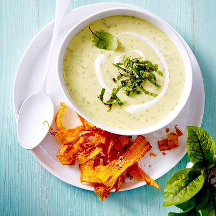 Kartoffelcreme-Sauerampfersuppe Rezept