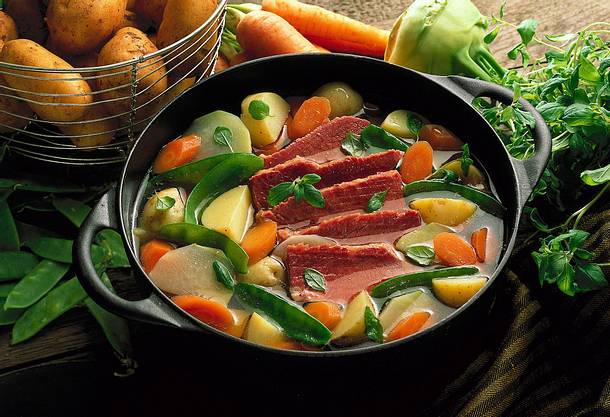 Kartoffeleintopf mit Rinderbrust Rezept Kartoffeleintopf mit Rinderbrust Rezept