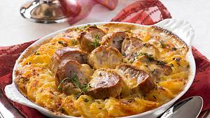 Kartoffelgratin mit Schweinefilet in Calvados-Rahm Rezept - Foto: House of Food / Bauer Food Experts KG