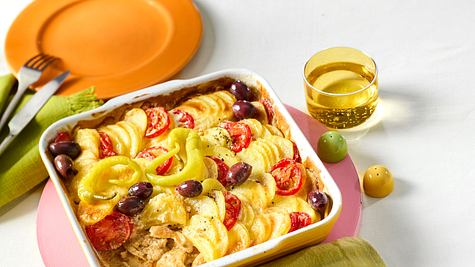 Kartoffelhaube auf Gyros aus dem Ofen Rezept - Foto: House of Food / Bauer Food Experts KG