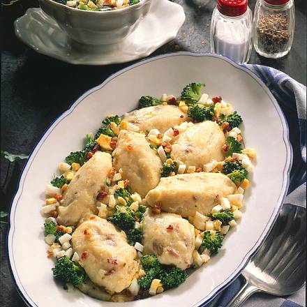 Kartoffelklöße mit Broccoli Rezept Kartoffelklöße mit Broccoli Rezept