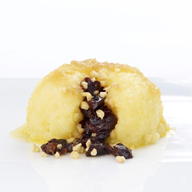 Kartoffelknödel mit Speck und Apfel Rezept Kartoffelknödel mit Speck und Apfel Rezept