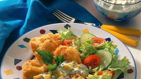 Kartoffelkrapfen mit Sauerrahmremoulade Rezept - Foto: Neckermann
