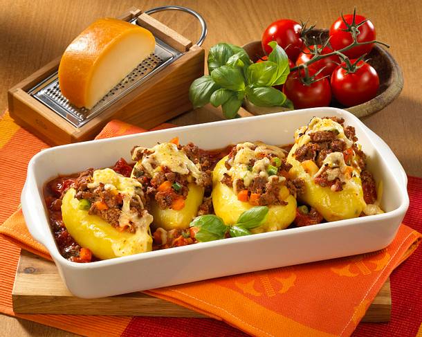 Kartoffeln mit Hackfüllung Rezept Kartoffeln mit Hackfüllung Rezept