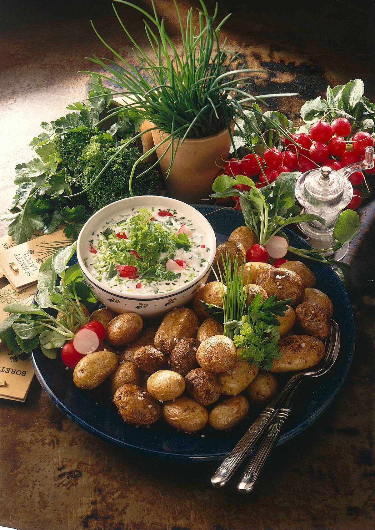 Kartoffeln mit Kräuterquark Rezept