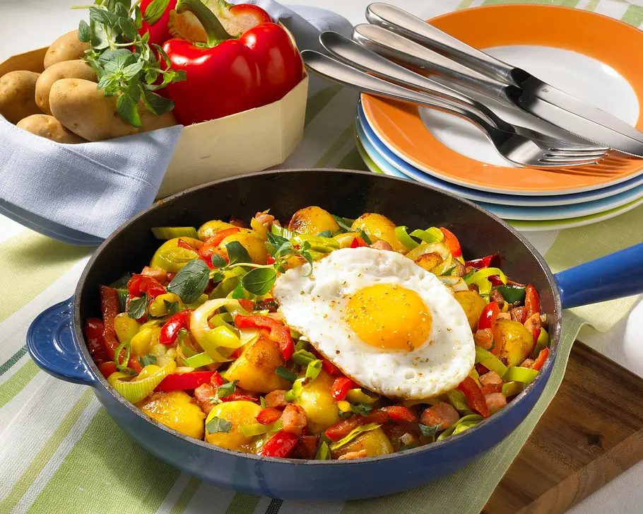 Kartoffelpfanne Rezept Kartoffelpfanne Rezept