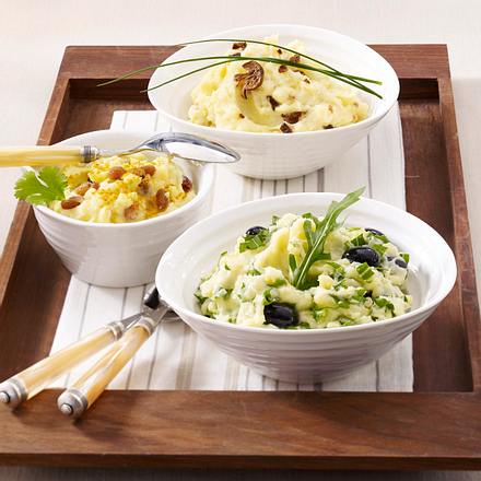 Kartoffelpüree dreimal anders Rezept
