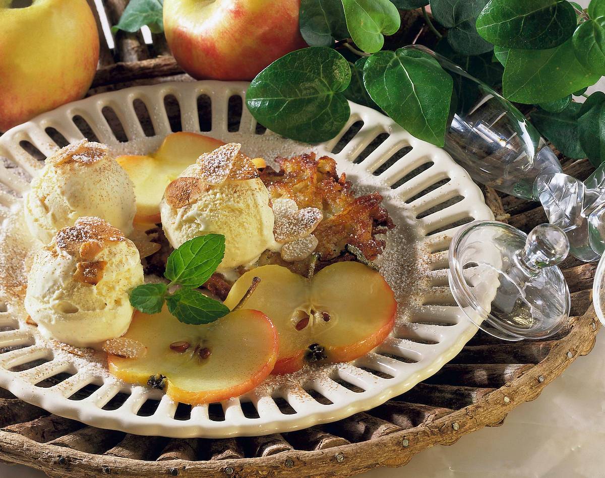 Kartoffelpuffer mit Apfel und Zimt Rezept