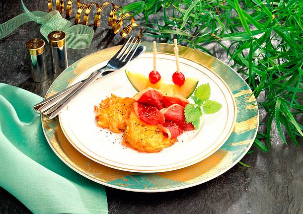 Kartoffelpuffer mit Gänsebrust Rezept Kartoffelpuffer mit Gänsebrust Rezept