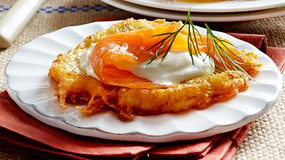 Kartoffelpuffer mit Lachs Rezept - Foto: House of Food / Bauer Food Experts KG