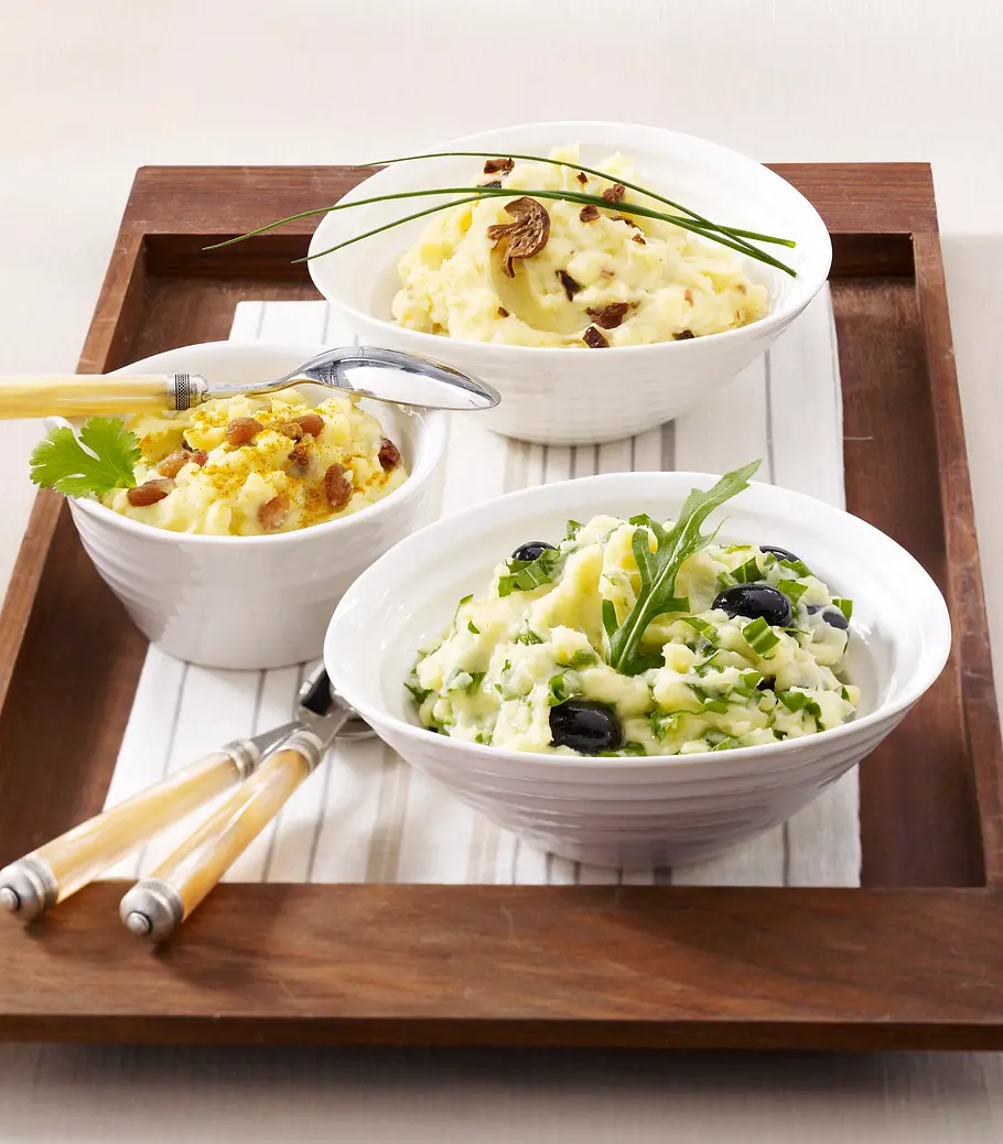 Kartoffelpüree dreimal anders Rezept