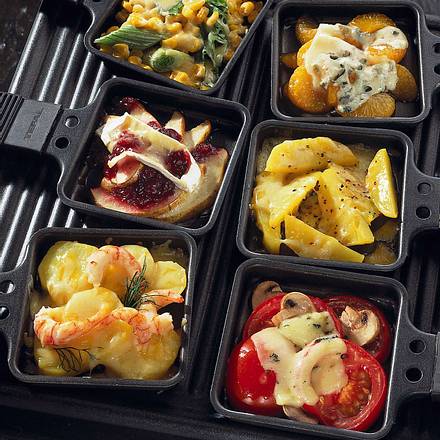 Kartoffelraclette mit Käse Rezept