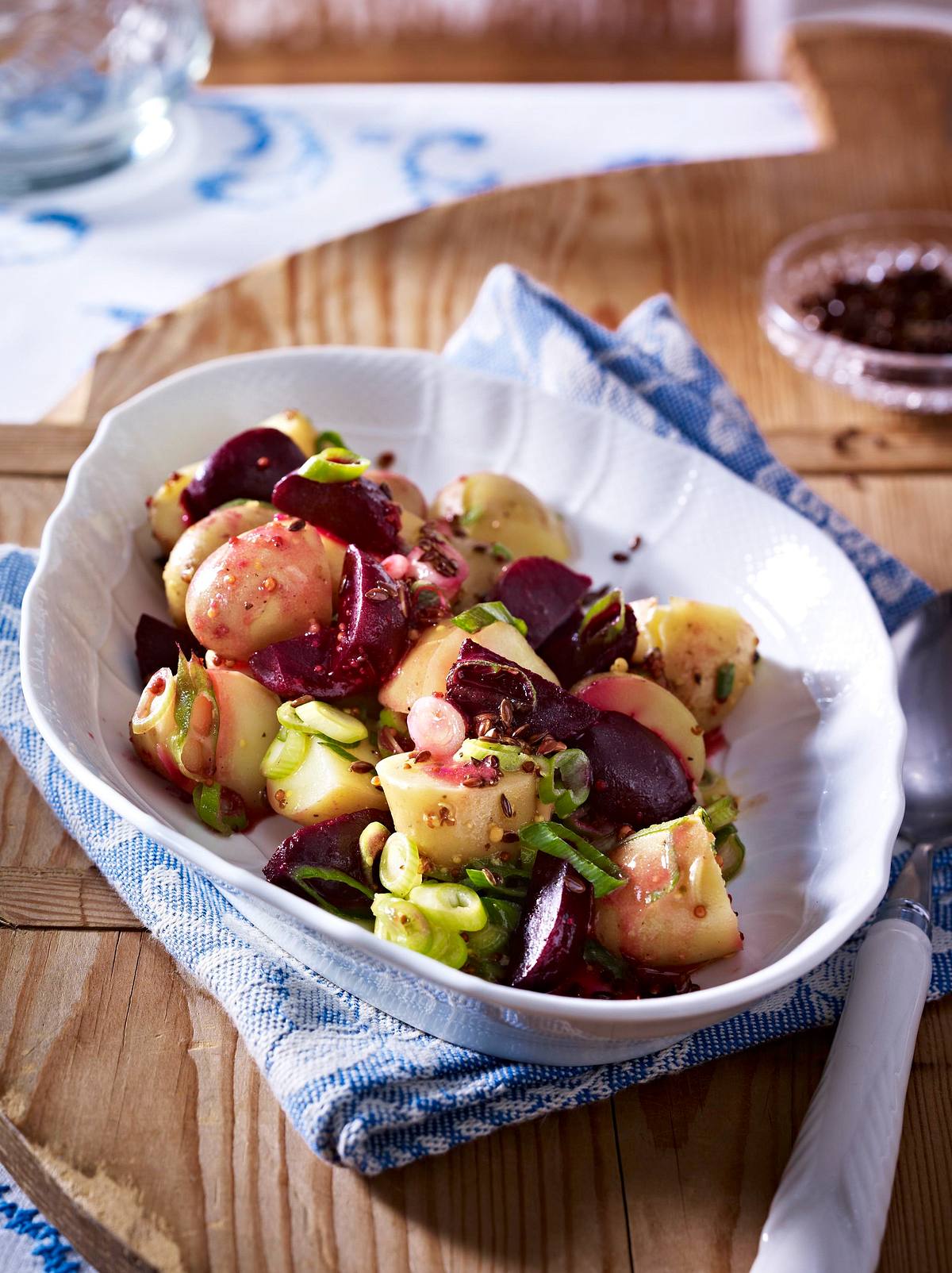 Kartoffelsalat mit Baby-Rote-Bete Rezept