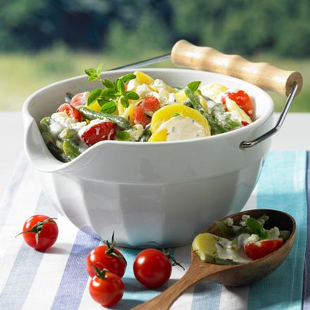 Kartoffelsalat Mit Bohnen Und Schafskasecreme Rezept Lecker
