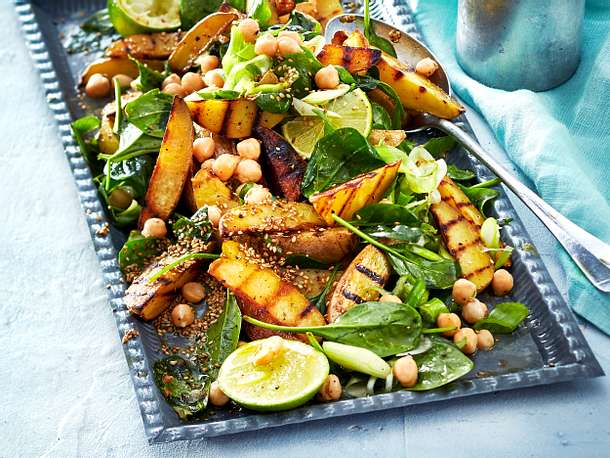 Kartoffelsalat mit Kichererbsen Rezept Kartoffelsalat mit Kichererbsen Rezept