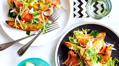 Kartoffelsalat mit Lachs Rezept - Foto: LECKER @ Bauer Media Group