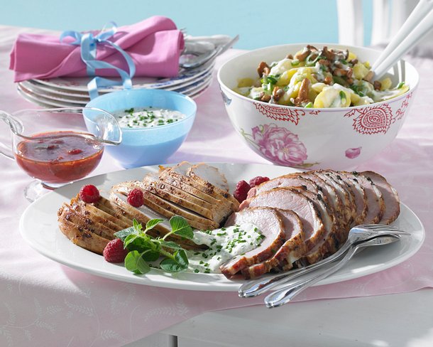 Kartoffelsalat mit Pfifferlingen Rezept Kartoffelsalat mit Pfifferlingen Rezept