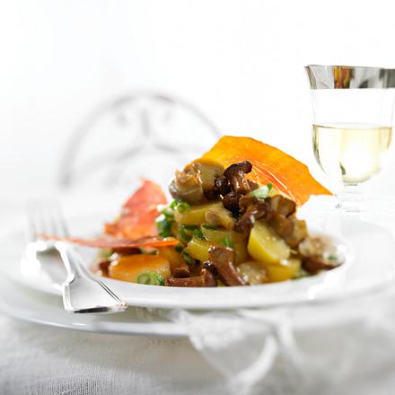 Kartoffelsalat mit Serrano-Schinken Rezept