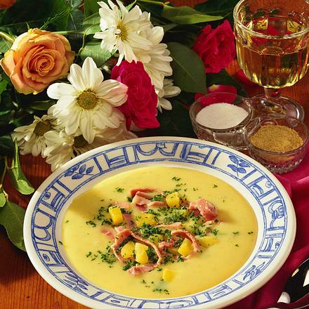 Kartoffelsuppe mit gekochtem Schinken Rezept Kartoffelsuppe mit gekochtem Schinken Rezept