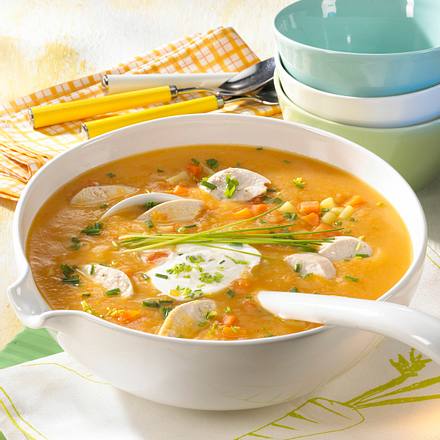 Kartoffelsuppe mit Hähnchenbrust Rezept