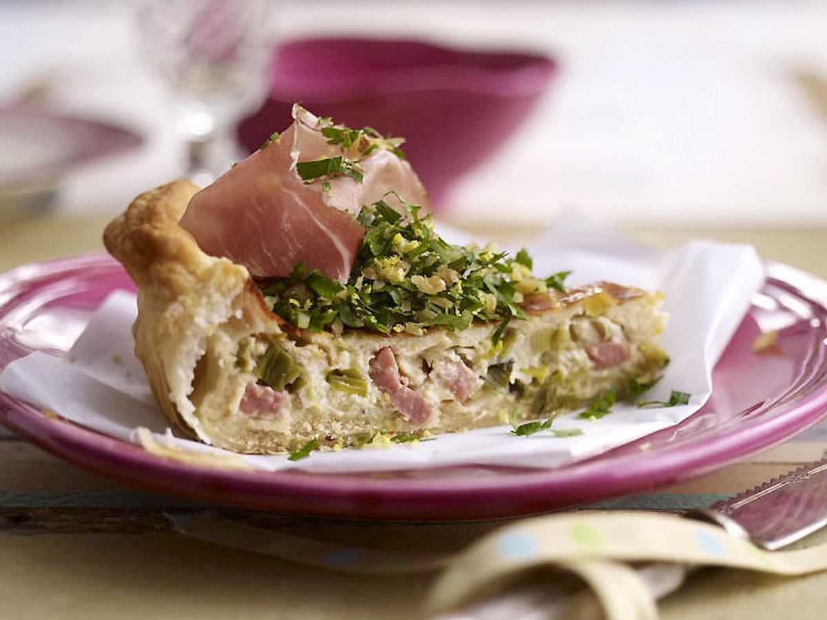 Käse-Lauch-Quiche Rezept