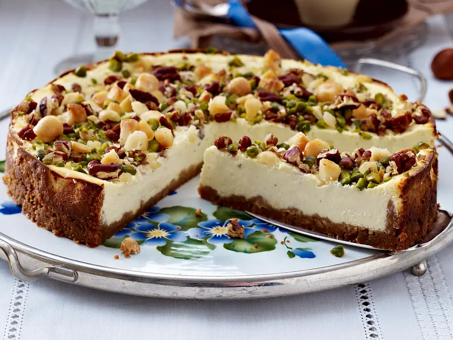 Käse-Nuss-Kuchen Rezept Käse-Nuss-Kuchen Rezept