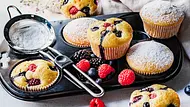 Käsekuchen-Muffins Rezept - Foto: ShowHeroes für LECKER @ Bauer Media Group