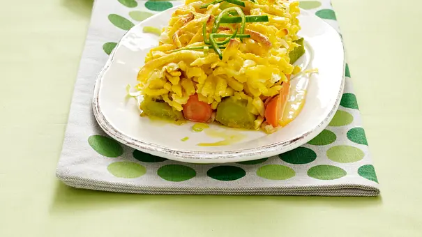 Käsespätzle-Porree-Auflauf Rezept - Foto: LECKER @ Bauer Media Group Käsespätzle-Porree-Auflauf Rezept - Foto: LECKER @ Bauer Media Group