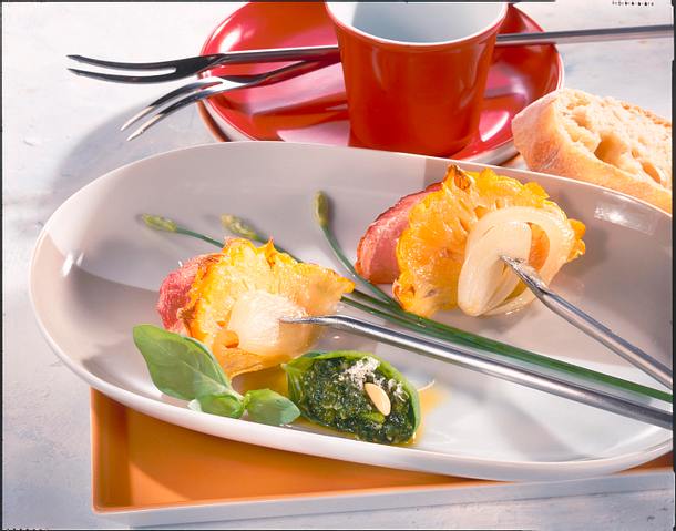 Kasseler-Ananas-Spieße Rezept Kasseler-Ananas-Spieße Rezept