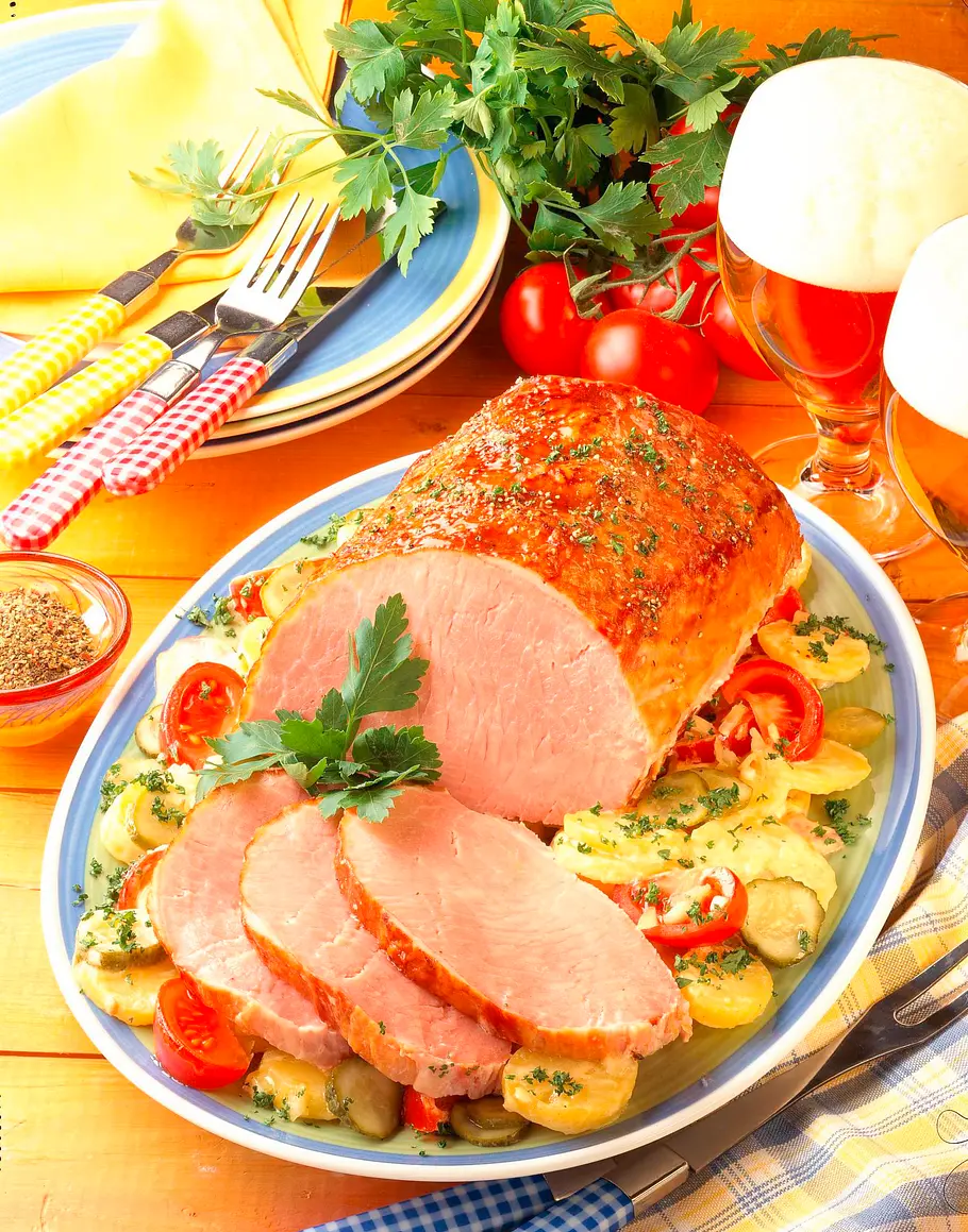 Kasseler auf Kartoffelsalat Rezept Kasseler auf Kartoffelsalat Rezept