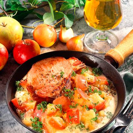 Kasseler in Apfelsoße Rezept